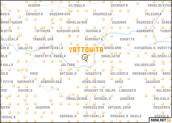 map of Yattowita