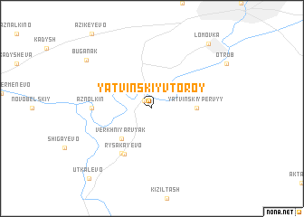 map of Yatvinskiy Vtoroy