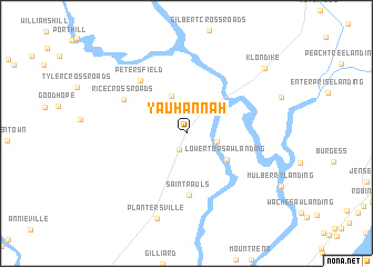 map of Yauhannah