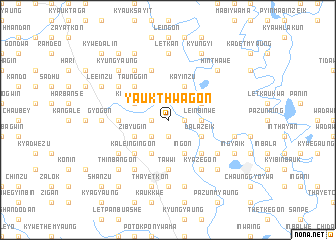 map of Yaukthwagon