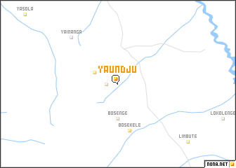 map of Yaundju