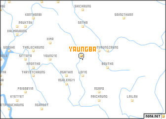 map of Yaungba