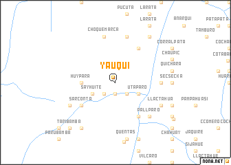 map of Yauqui