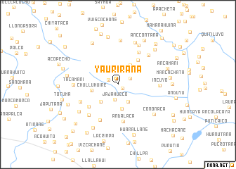 map of Yauriraña