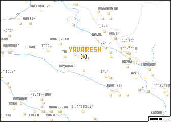 map of Yavāresh