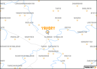map of Yavory