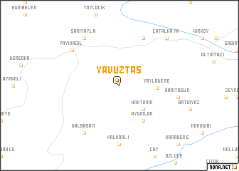 map of Yavuztaş