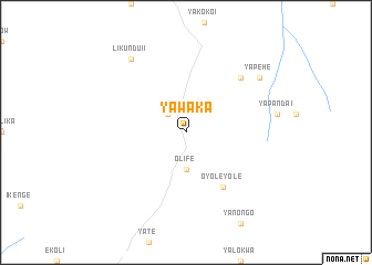 map of Yawaka
