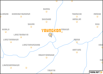 map of Yawngkon