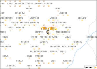 map of Yawyung