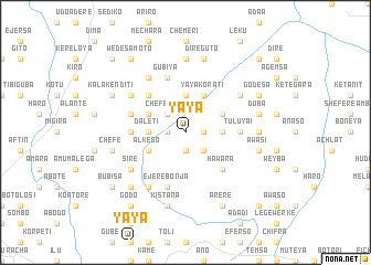 map of Yaya