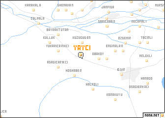 map of Yaycı