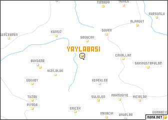 map of Yaylabaşı