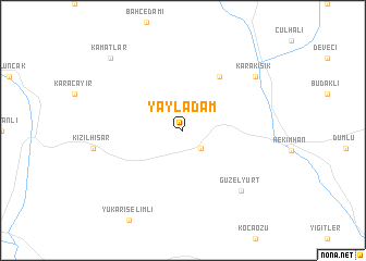 map of Yayladam