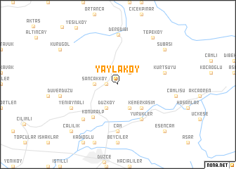 map of Yaylaköy