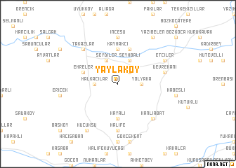 map of Yaylaköy