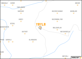 map of Yayla