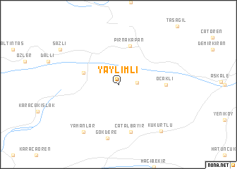map of Yaylımlı