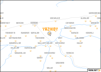 map of Yazıköy