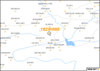 map of Yazıpınar