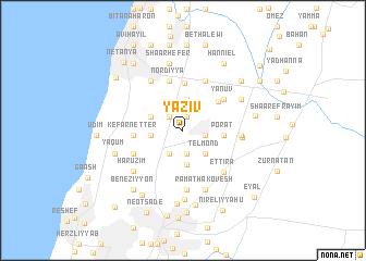 map of Yaẕiv