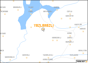 map of Yazlamazlı