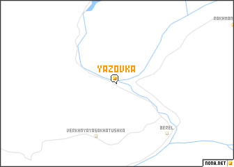 map of Yazovka