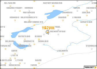 map of Yazvik