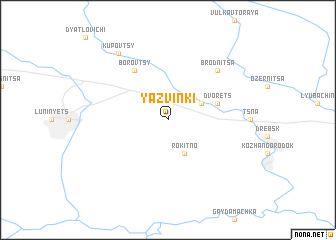 map of Yazvinki