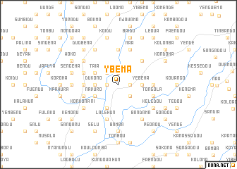 map of Ybéma