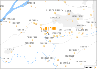 map of Yeatman