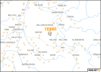 map of Yeban