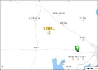 map of Yebel