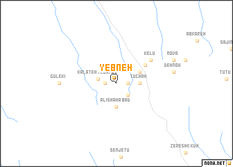 map of Yebneh
