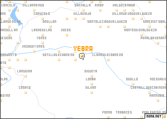 map of Yebra
