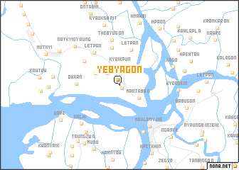 map of Yebyagon