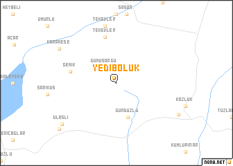 map of Yedibölük