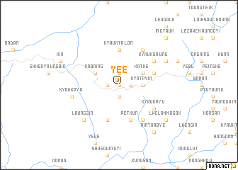 map of Ye-e