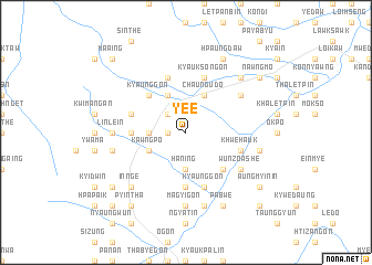 map of Ye-e