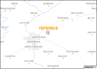 map of Yefanovo