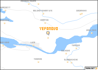 map of Yefanovo