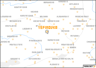 map of Yefimovka