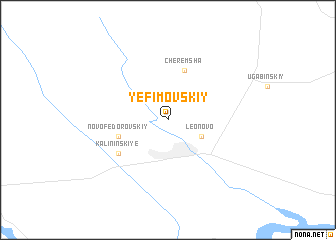 map of Yefimovskiy