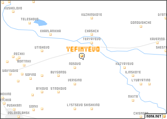 map of Yefim\