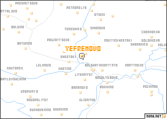 map of Yefremovo