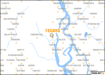 map of Yegamo