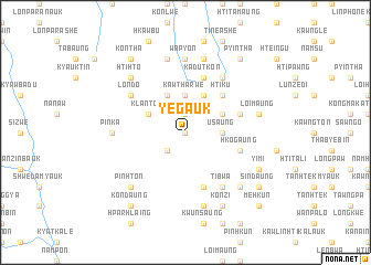 map of Yegauk