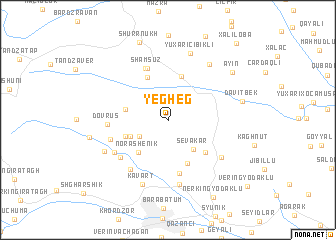 map of Yegheg