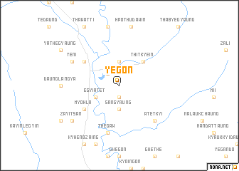 map of Yegon