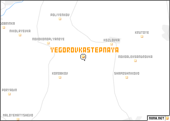 map of Yegorovka-Stepnaya